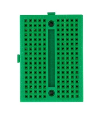 Plaque d'essai Espacement 2.54 mm Face autocollante 170 points avec trous couleur vert