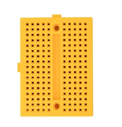 Plaque d&#39;essai Espacement 2.54 mm Face autocollante 170 points avec trous couleur orange