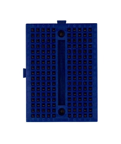 Plaque d&#39;essai Espacement 2.54 mm Face autocollante 170 points avec trous couleur bleu