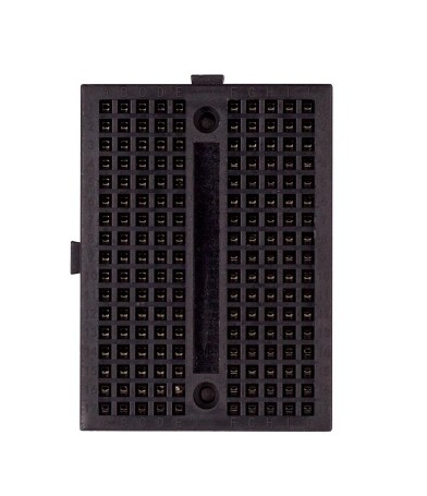 Plaque d&#39;essai Espacement 2.54 mm Face autocollante 170 points avec trous couleur noir