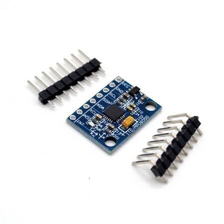 Module 6 axes Gyroscope + accéléromètre  ensemble MPU6500 MPU-6500 IIC I2C SPI  Module de capteur Modèle (gyroscope à trois axes + accéléromètre triaxial) GY-6500 pour Arduino