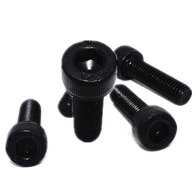 Lot De 20 Vis à Tête Hexagonale Bouton M4x45mm En Acier Allié Noir - Neuf, Uxcell