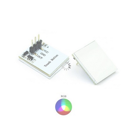 Interrupteur tactile capacitif multi-couleur