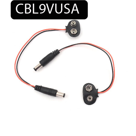 Câbles d'alimentation adaptateur 9V pour microcontrôleur Uno R3 forme T