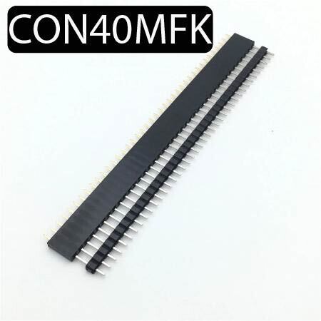 Connecteurs empattement 2.54 mm PCB JST bande de connecteurs pour Arduino : Paire de connecteurs mâle - femelle 40 broches