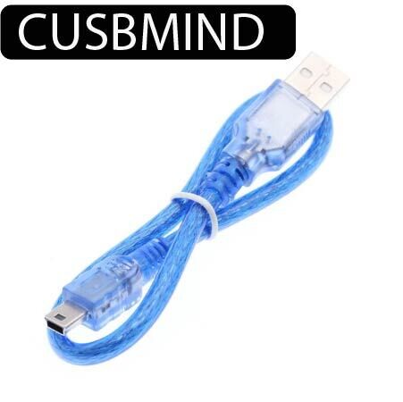 Câble Mini-B USB (USB A / Mini B) pour microcontrôleur Nano 30cm