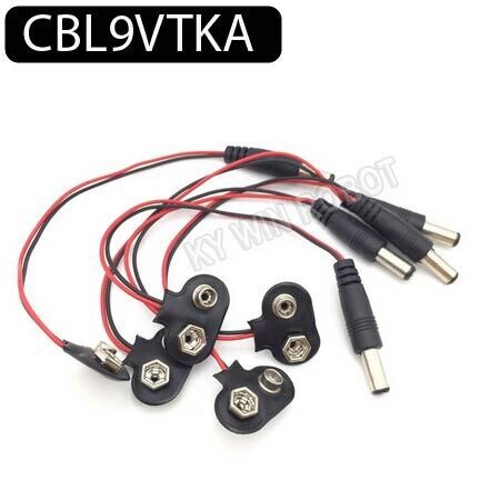 Câbles d&#39;alimentation adaptateur 9V pour microcontrôleur Uno R3 forme T