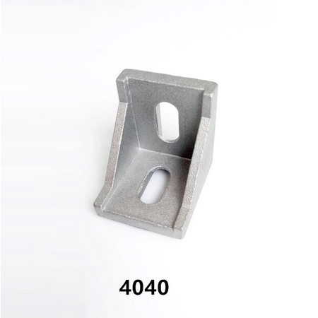 Support d'angle en aluminium 4040, 20 pièces, support de connecteur pour profil aluminium 4040, 40x40 L