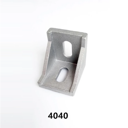 Support d&#39;angle en aluminium 4040, 20 pièces, support de connecteur pour profil aluminium 4040, 40x40 L