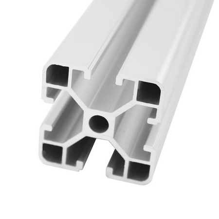 Profilé aluminium 4040standard européen longueur 500mm couleur argent V-Slot