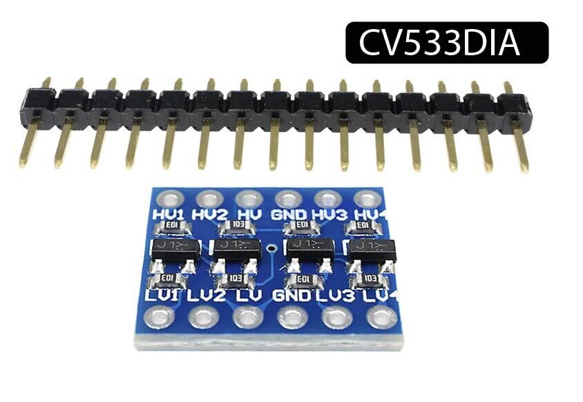 Convertisseur de niveau logique diymore IIC I2C bidirectionnel Module PCB 5V 3.3V DC pour Arduino avec connecteurs