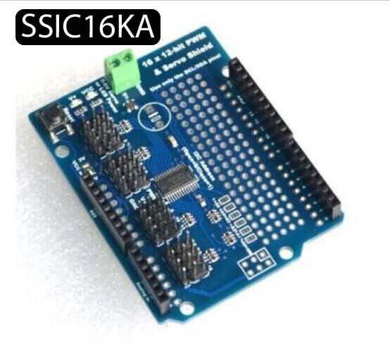 Carte d&#39;extension contrôleur servomoteur 16 canaux 12 bits Interface I2C PCA9685