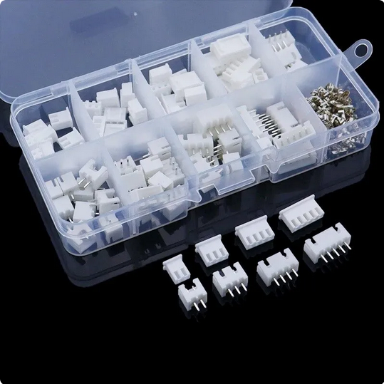 Kit connecteurs à broches XH2.54, 2p, 3p, 4p, 5 broches, 230 pièces