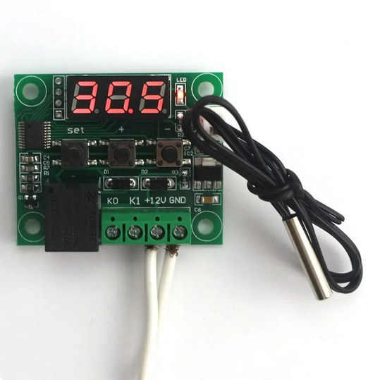 Thermostat numérique W1209 DC 12V, contrôleur de température avec panneau de commande de température
