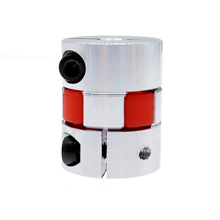 Coupleur de moteur flexible araignée D20L25, mâchoire flexible en aluminium, 5x8mm