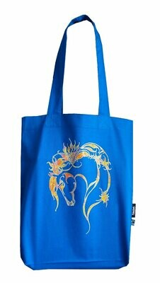 Bio Bavlněná taška s potiskem koně "Rainbow Comic"
