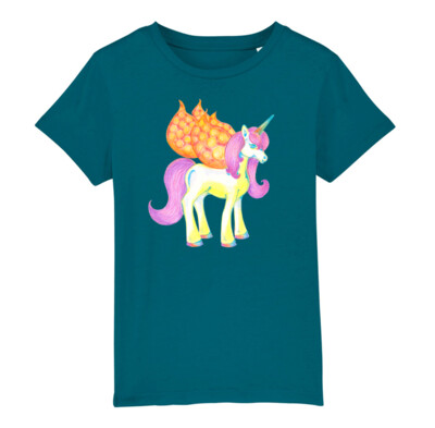 Bio tričko "kůň Pegas" - 8 barev - velikost 104-164