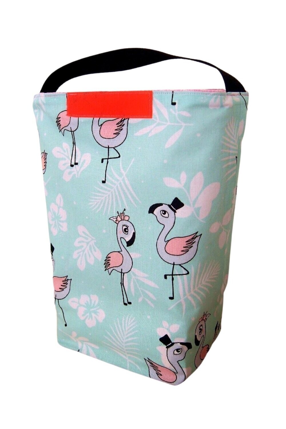 Taška na svačinu, kosmetiku, hračky....Design "Plameňák"