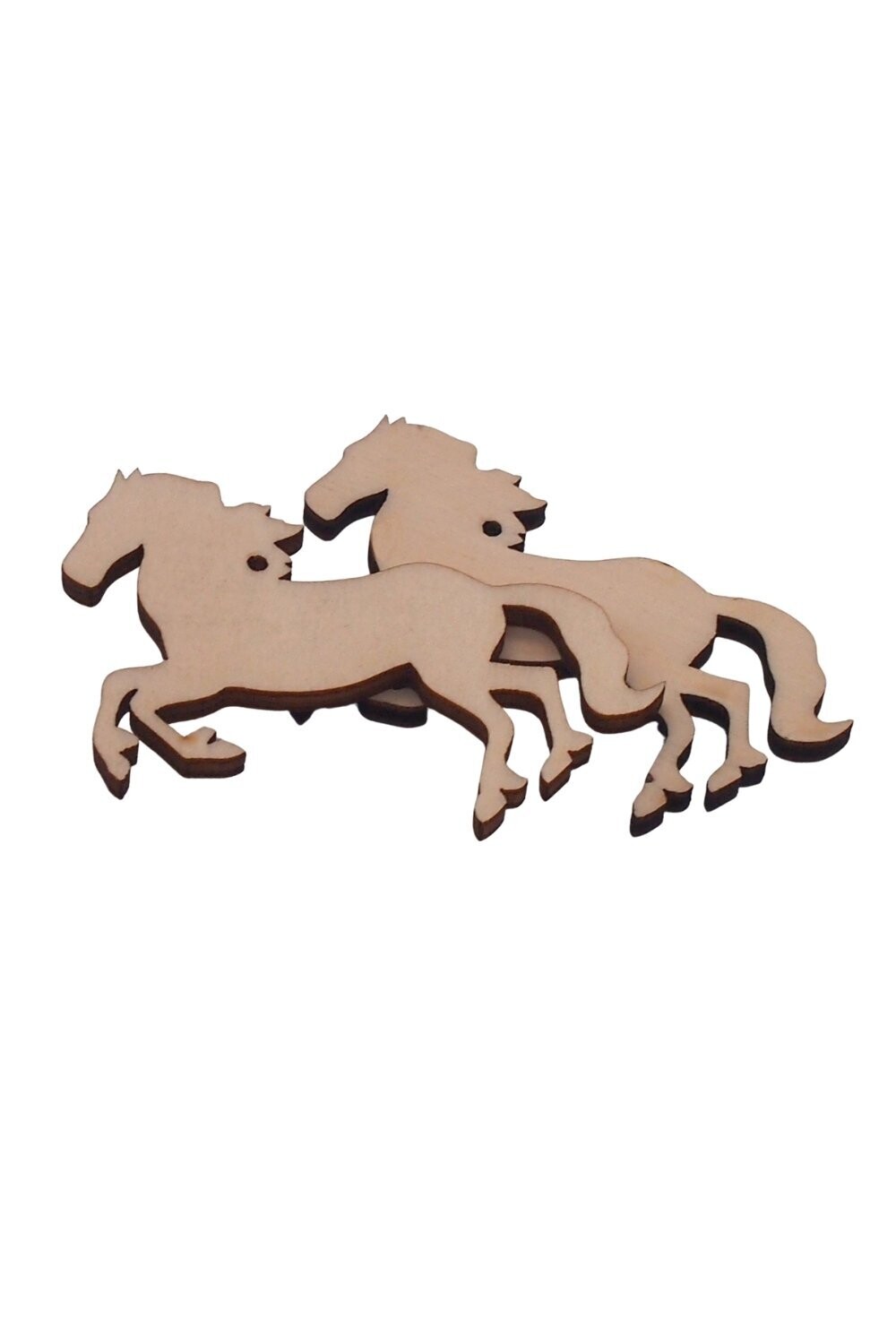 Dřevěný přívěsek "Mustang"