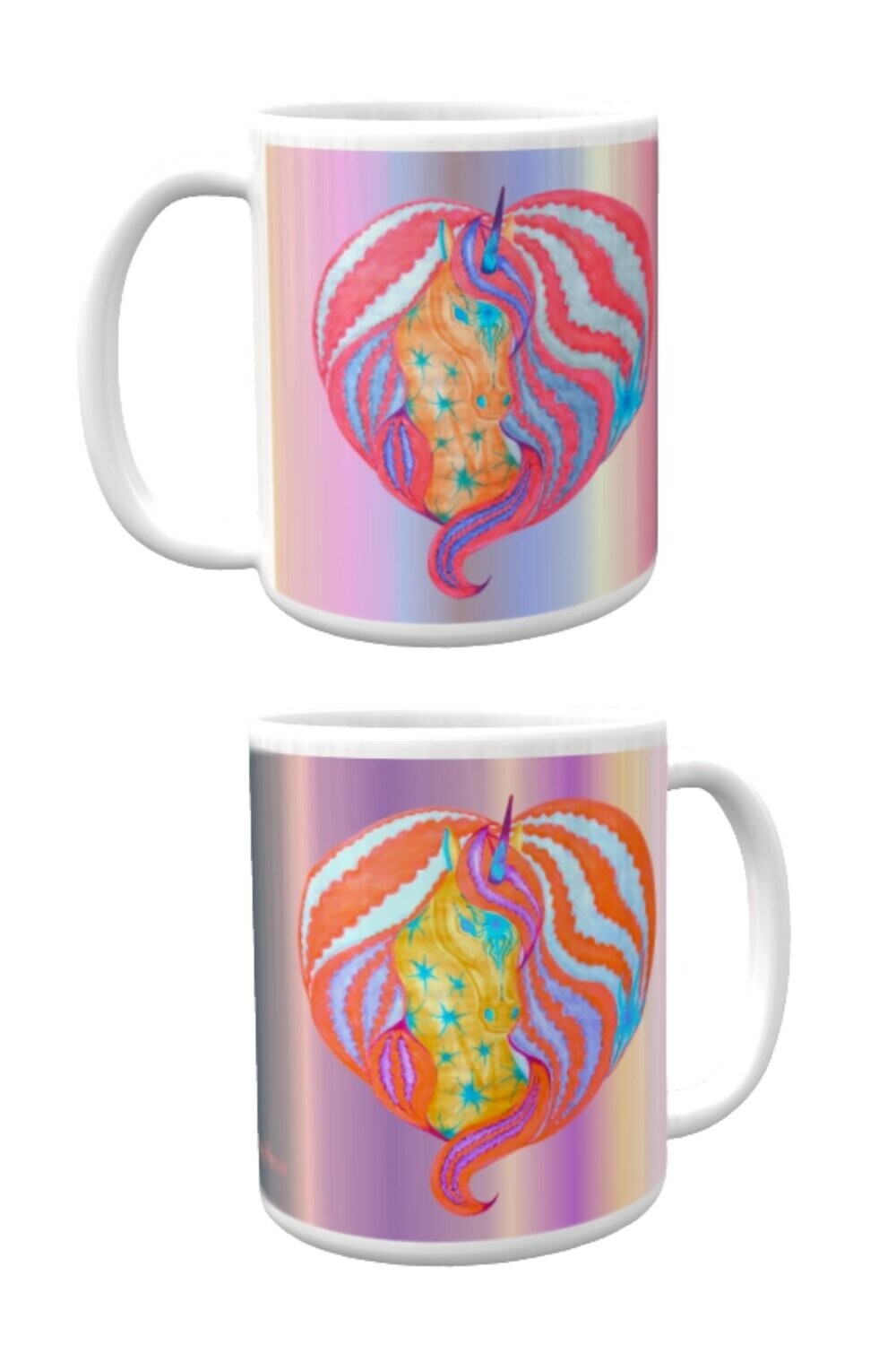 Hrnek s jednorožcem Hrnek s jednorožcem "Hearth" - design 2 v 1