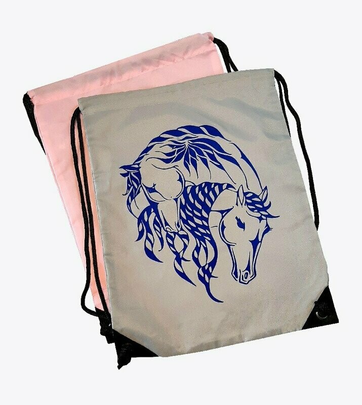 Gymsack / obal na helmu s koňmi Gymsack / obal na helmu s koňmi "Whites"