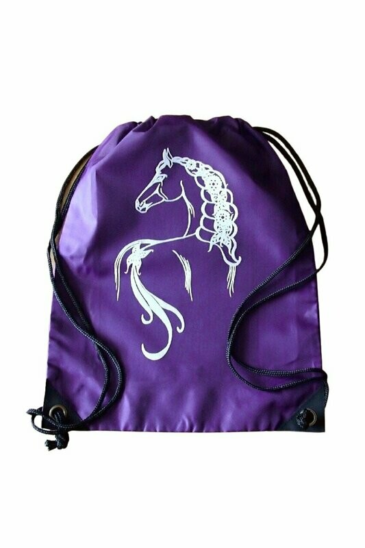Gymsack / obal na helmu s koněm Gymsack / obal na helmu s koněm "Blu Fairy"