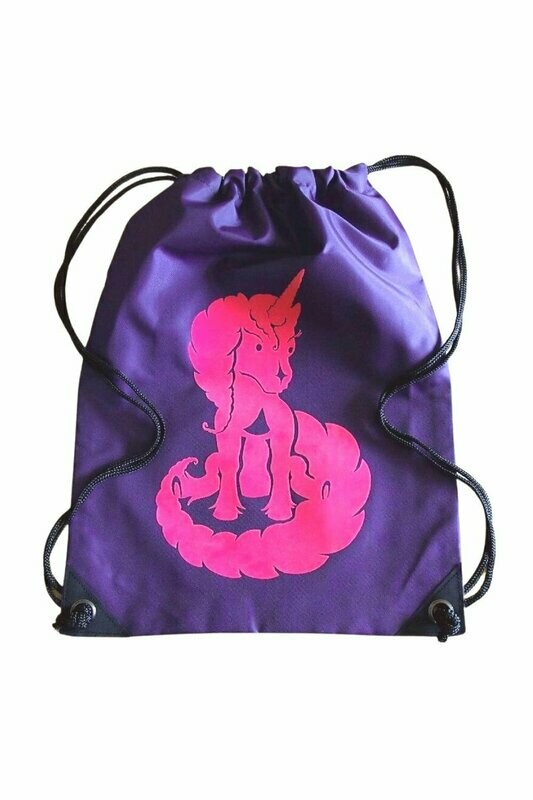 Gymsack /obal na helmu s jednorožcem Gymsack /obal na helmu s jednorožcem "Candy" - fialová