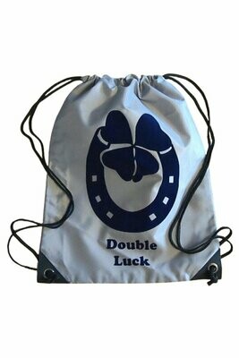 Gymsack /obal na helmu "Double Luck" - šedá