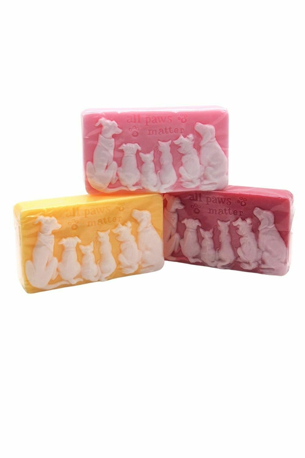 XXL Vonné mýdlo XXL Vonné mýdlo "All paws matter" - handmade - 3 luxusní vůně