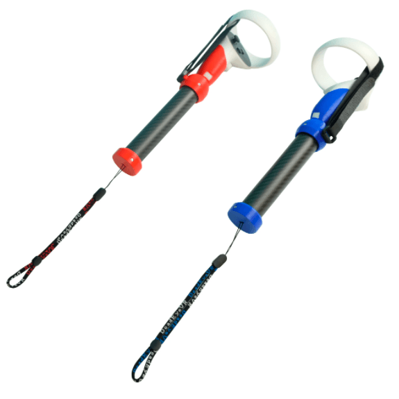 CARBON SABERS - CARBON FIBER SABER HANDLES FOR BEAT SABER - RIFT S, QUEST 1, AND QUEST 2