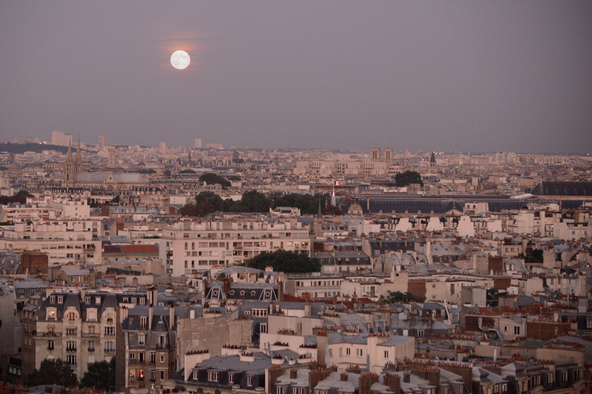 Paris seen from the tower Paris seen from the tower