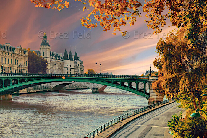Pont d&#39;Arcole et Conciergerie