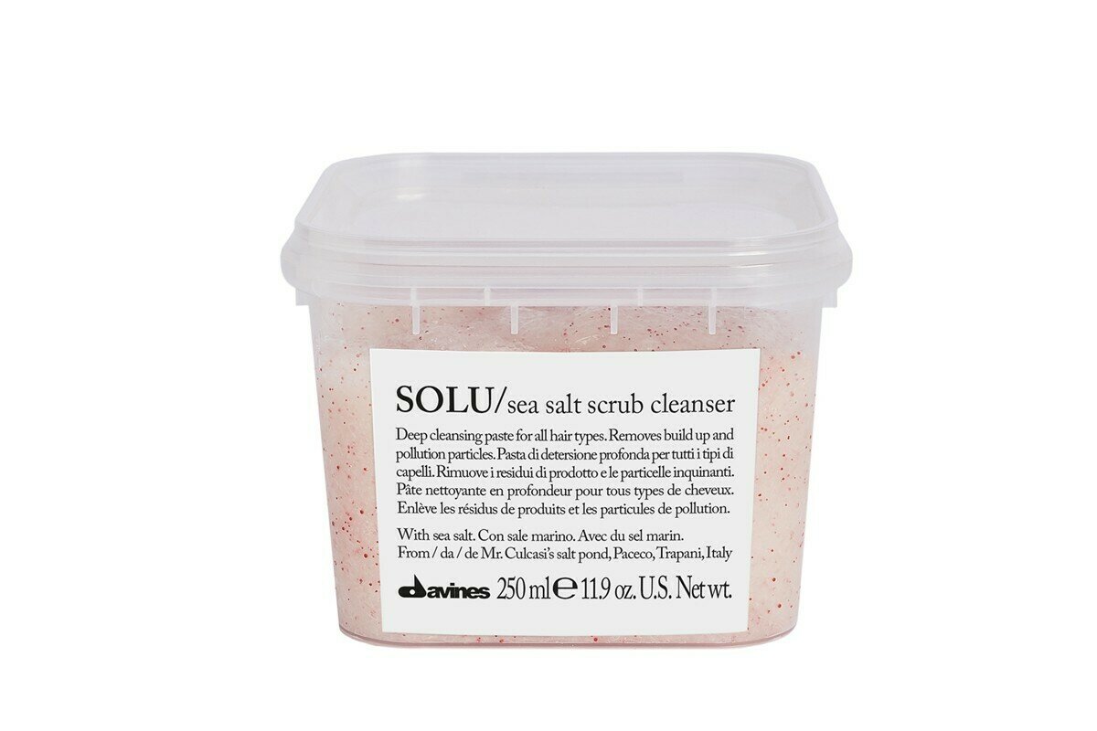 SOLU SEA SALT SCRUB CLEANSER 250 ML.