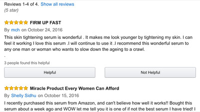Skin Tightening Serum