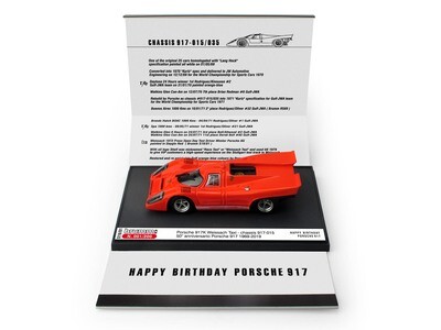PORSCHE 917K 50° ANNIVERSARY 1969-2019