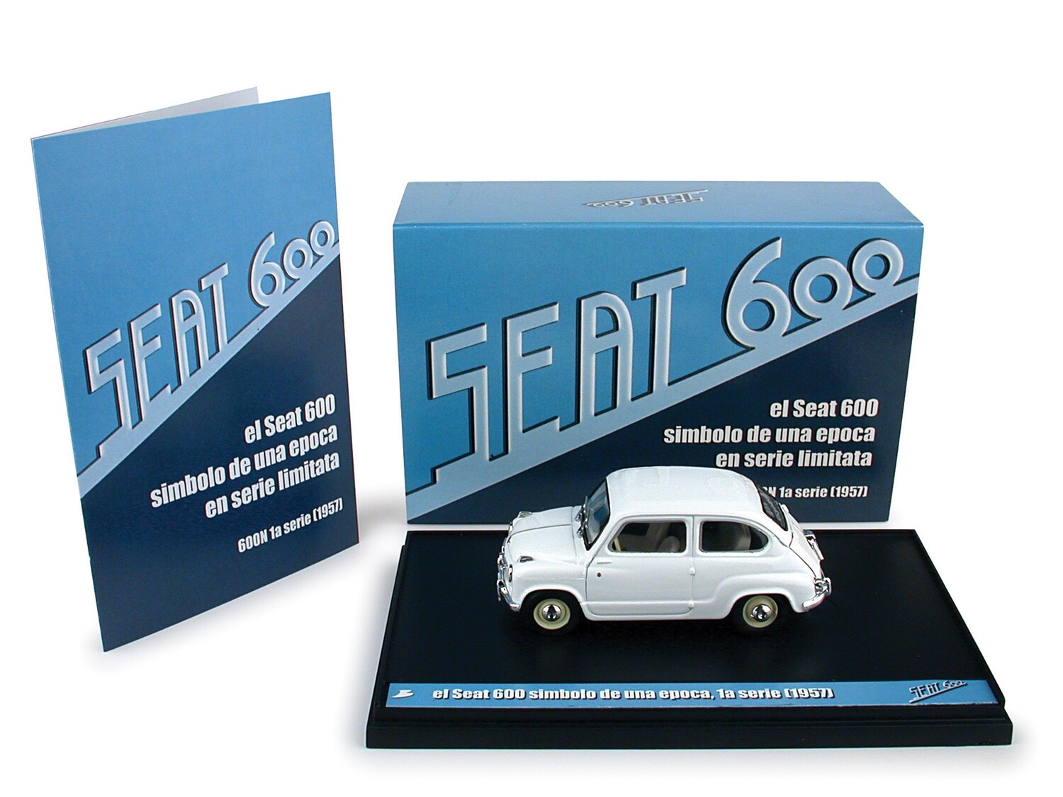 SEAT 600 Bianco, Grigio e Azzurro 1957