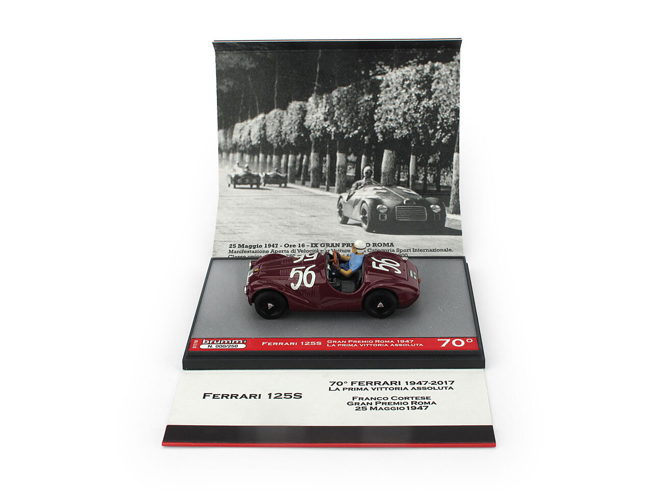 FERRARI 125S G.P. ROMA 70 ANNIVERSARIO