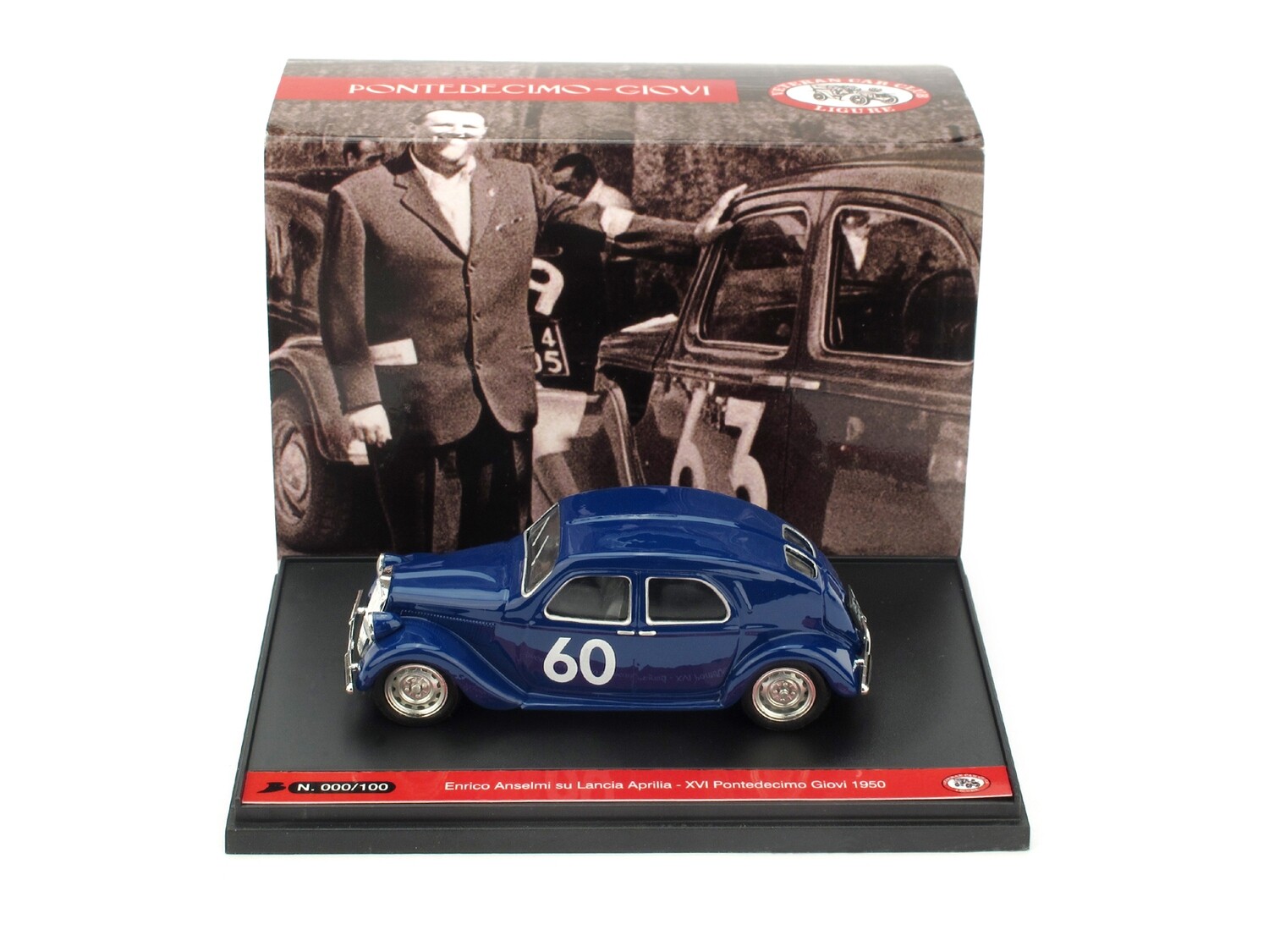 Lancia Aprilia XVI Pontedecimo Giovi 1950 Enrico Anselmi #60
