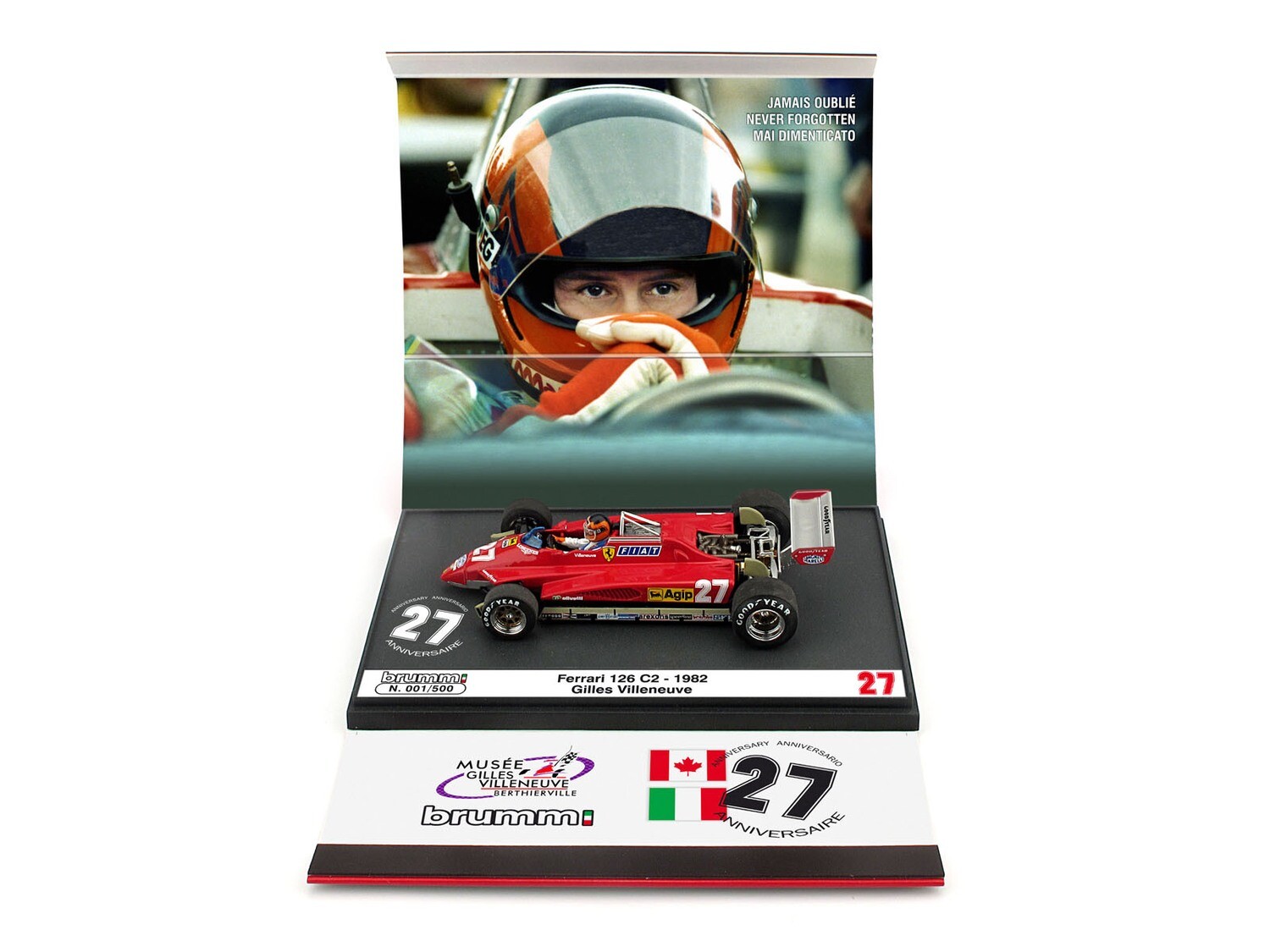 FERRARI 126 C2 27° Anniversario Musee Gilles Villeneuve Canada