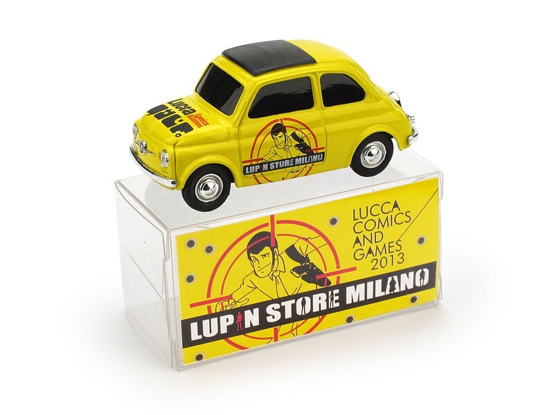 Fiat 500 Brums &quot;Lupin Store Milano&quot; Lucca &amp; Comics 2013