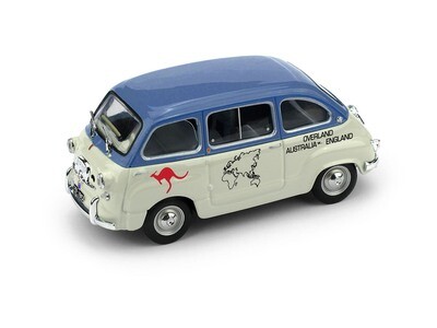 S1716 - FIAT 600D MULTIPLA AUS-UK OVERLAND 1969