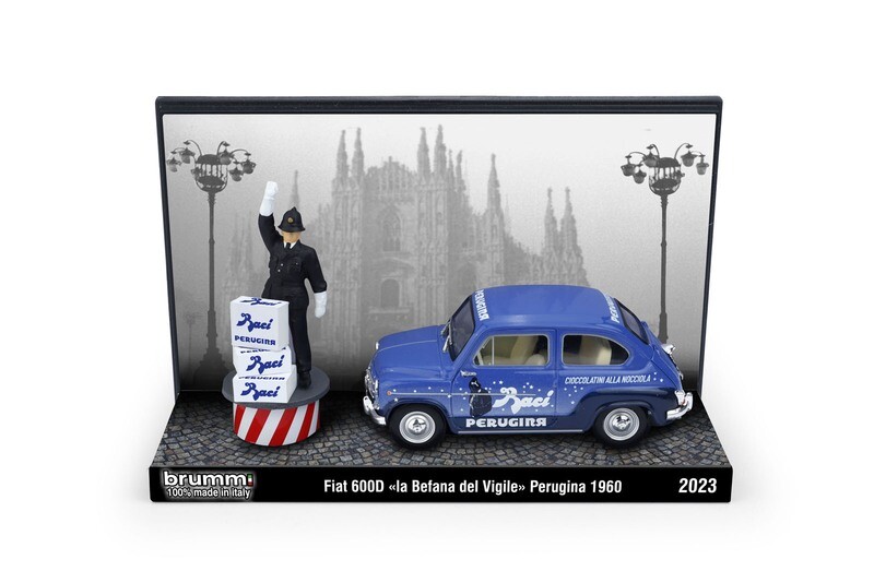 FIAT 600D PERUGINA, LA BEFANA DEL VIGILE 1960