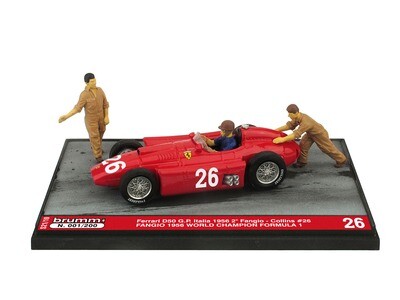 S2110 FERRARI D50 G.P. ITALIA 1956 2° JUAN MANUEL FANGIO