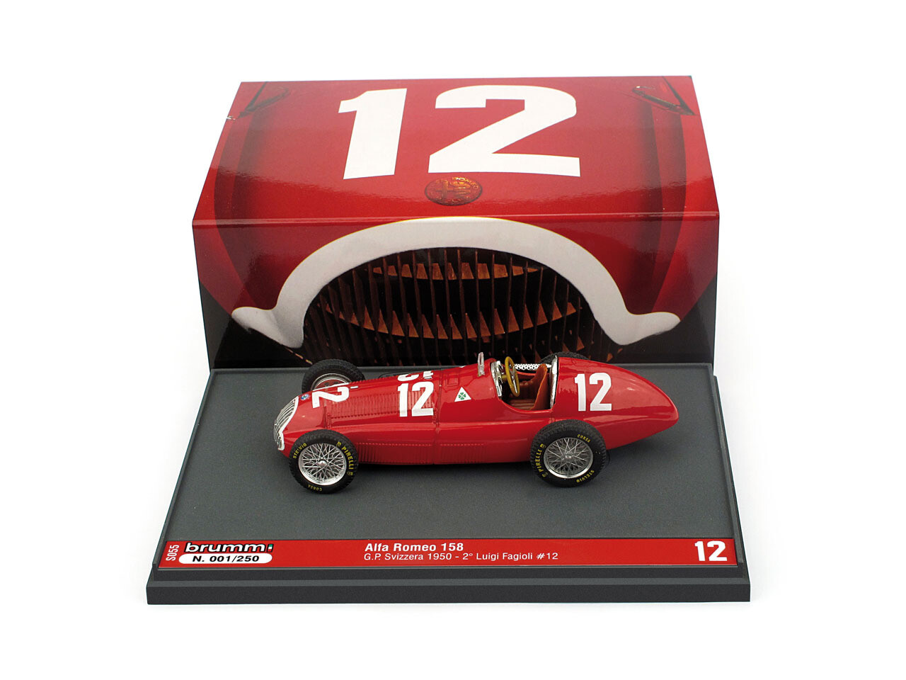 Alfa Romeo 158 G.P. Svizzera 1950 2° Luigi Fagioli #12
