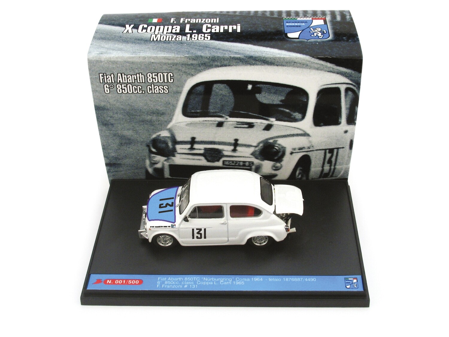 FIAT ABARTH 850TC SCUDERIA BRESCIA CORSE