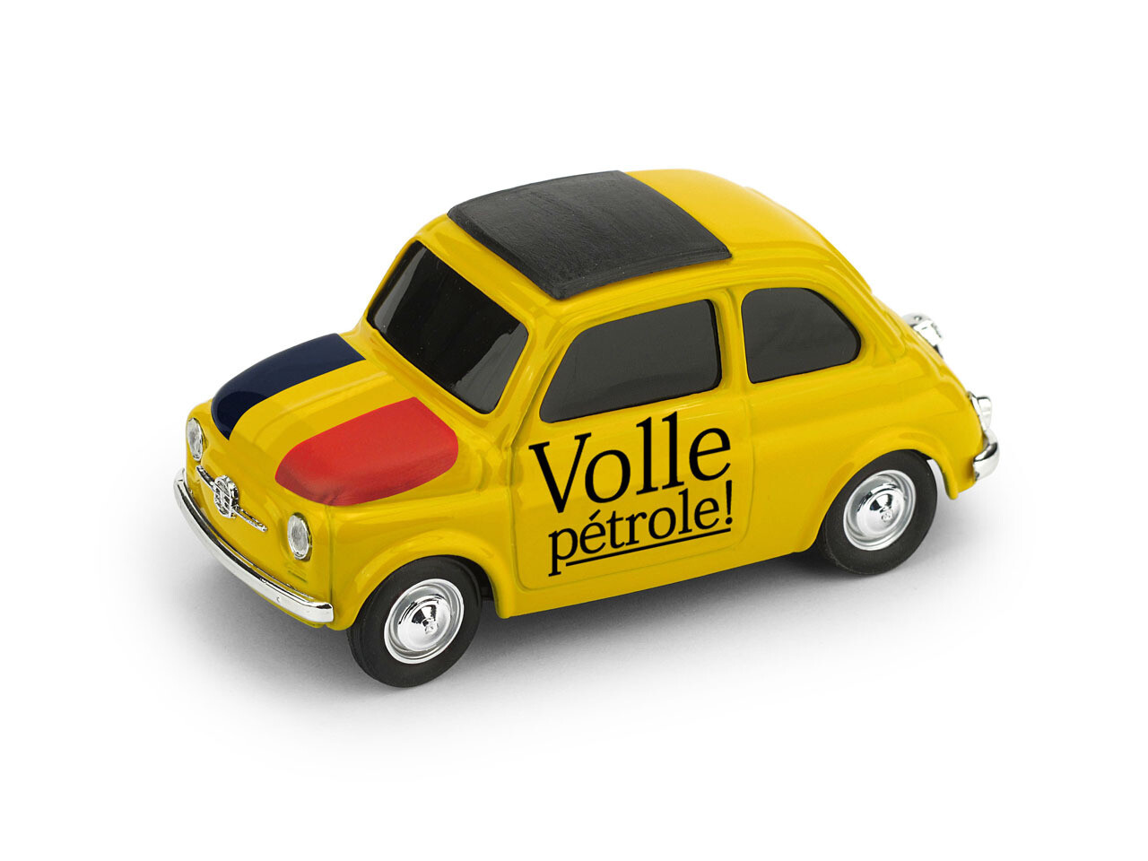 Fiat nuova 500 BELGIO &quot;Volle petrole! - Een frietje steken?&quot;