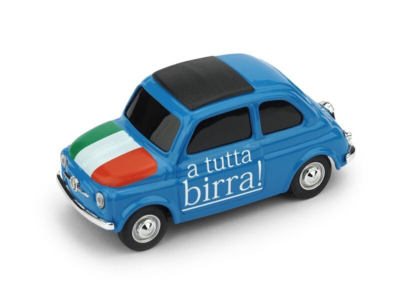 Fiat nuova 500 ITALIA &quot;Parto in quarta! - A tutta birra!&quot;