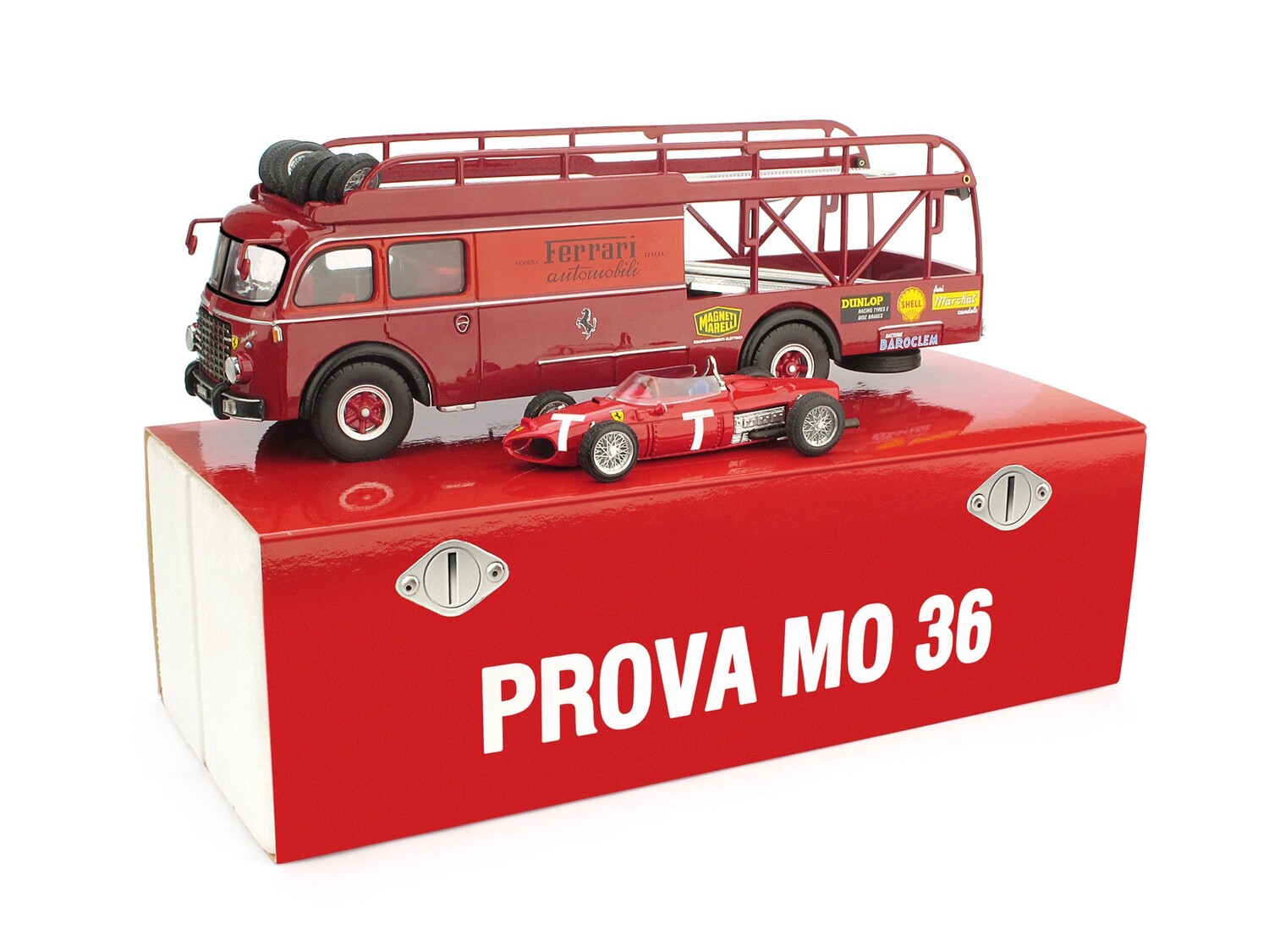Fiat 642 RN Bartoletti + Ferrari 156  T-car 1961 + 2 set pneumatici