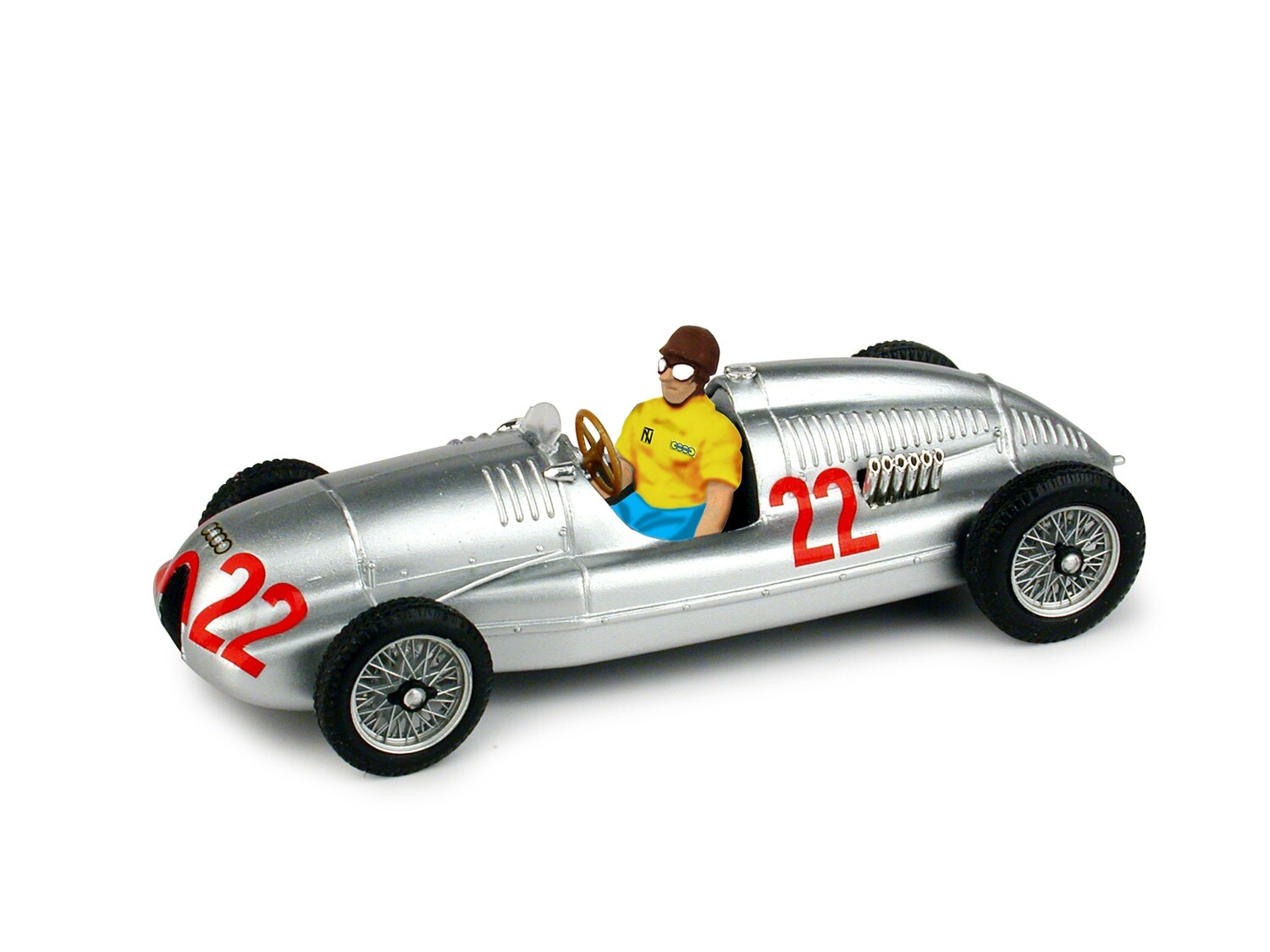 Auto Union Tipo D G.P. di Monza Tazio Nuvolari #22 LIMITED EDITION 2004