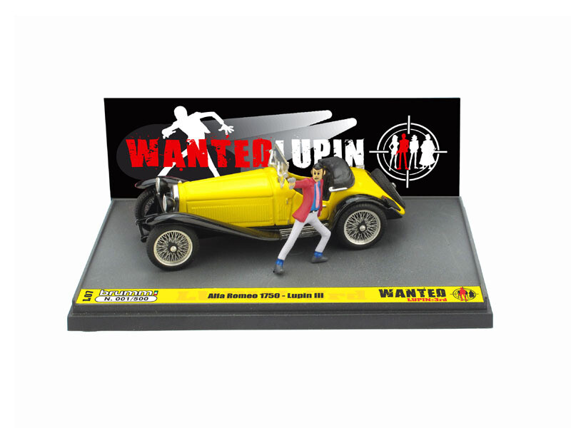Alfa Romeo 1750GS Wanted Lupin shooting